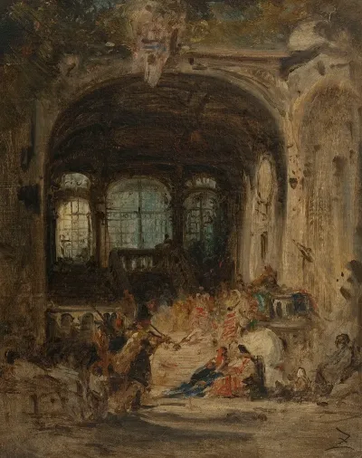 Fete Dans Un Palais A Naples