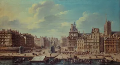 Fete Donnee Place De Greve A Loccasion De La Naissance De La Princesse Marie Therese Fille Du Dauphin En Juillet 1746