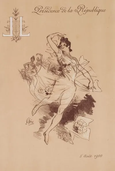 Fete Du 5 Aout 1900 Danse De Jadis Et De Naguere En Quatre Parties