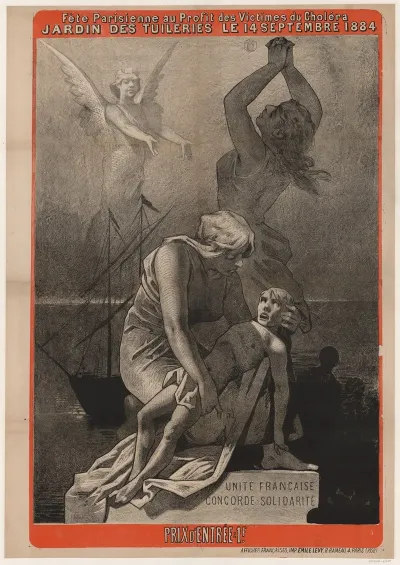 Fete Sic Parisienne Au Profit Des Victimes Du Cholera Jardin Des Tuilleries Le 14 Septembre 1884