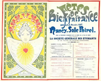 Fetes De Bienfaisance Des 4 5 6 Decembre 1897 Nancy Salle Poirel 2