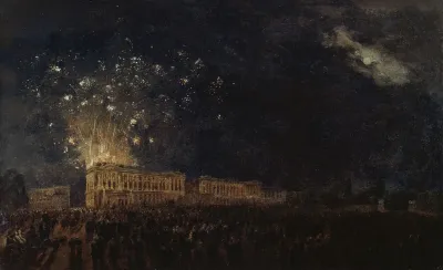 Feu Dartifice Tire A Loccasion De La Naissance Du Duc De Normandie