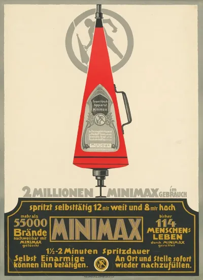 Feuerlosch Apparat Minimax 2 Millionen Im Gebrauch