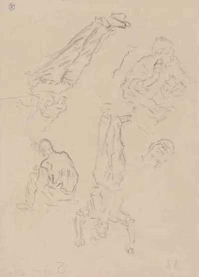Feuille De Croquis Guerre Anglo Boer