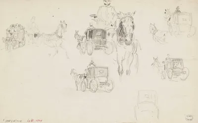 Fiacres Et Omnibus