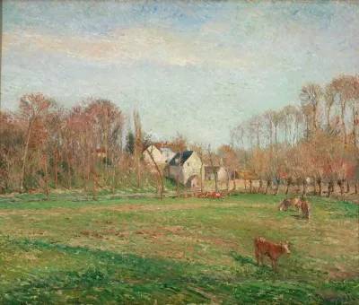 Field And Mill At Osny