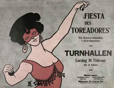 Fiesta Des Toreadores En Karnevalsaften I Syd Spanien