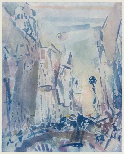 Fifth Avenue As It Looks To A Leader Of The Post Impressionists