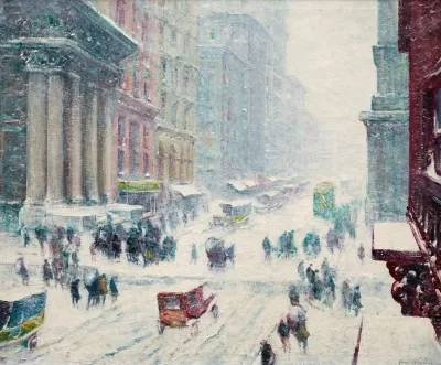 Fifth Avenue In Winter