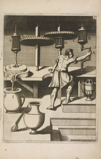 Fig V Chiromylos Pro Tinctura Sculptarum Laminarum Paranda