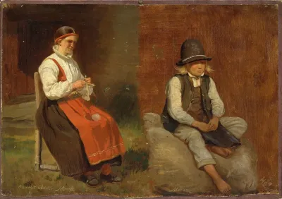 Figur Studies From Mora In Sweden
