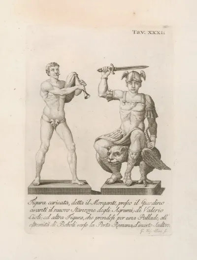 Figura Caricata Detta Il Morgante Presso Il Giardino Avanti Il Nuovo Stanzone Degli Agrumi Di Valerio Cioli