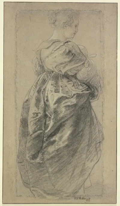 Figural Study For The Garden Of Love Helene Fourment