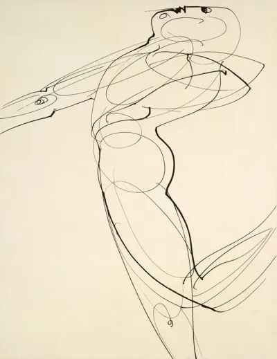 Figure Bending Backwards