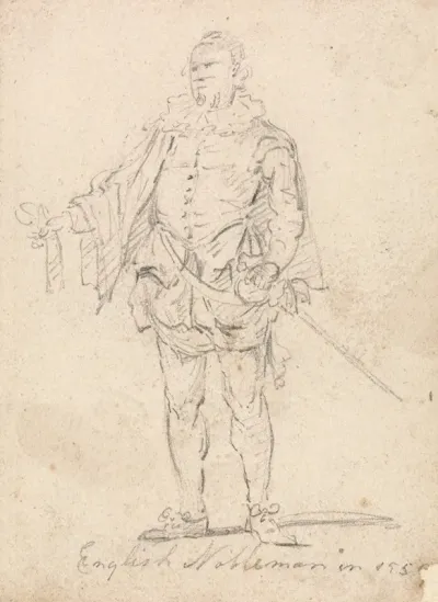 Figure Costume Study English Nobleman