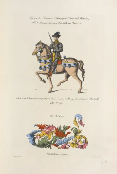 Figure De Bernard Darmagnac Comte De La Marche Fils De Bernard Darmagnac Connetable Sous Charles Vii