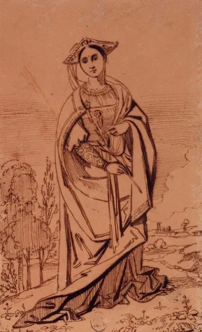 Figure De Sainte Dans Le Gout Du Xvieme Siecle
