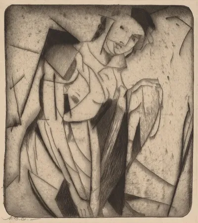 Figure In Glass