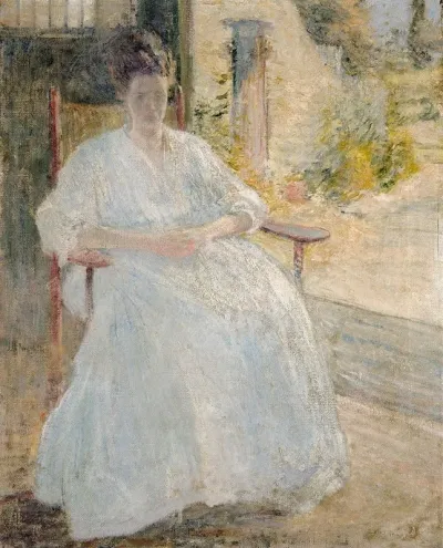 Figure In Sunlight Artists Wife