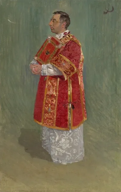 Figure Of Clergyman