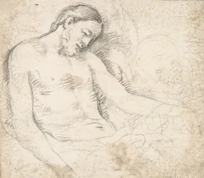 Figure Of The Dead Christ With Mourning Angel The Lamentation