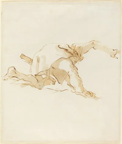 Figure On A Cloud