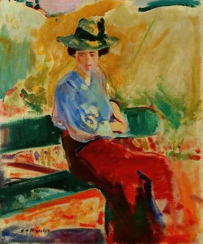 Figure On Bench