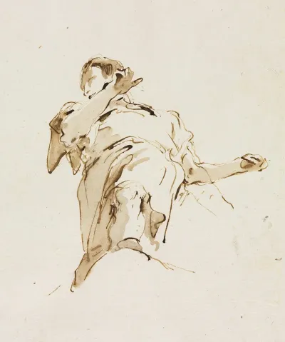 Figure Seen From Below