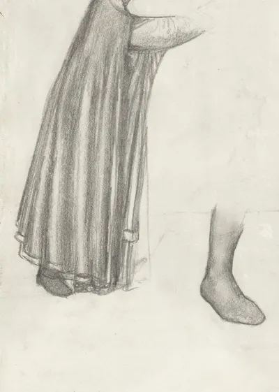 Figure Studies For Clerk Saunders