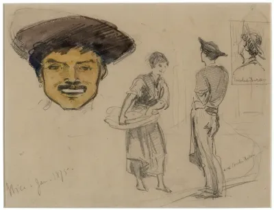 Figure Studies Nice And Sketches Of Carolus Duran