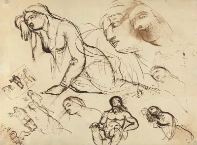 Figure Studies Of The Virgin Mary