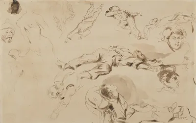 Figure Studies Related To Liberty Leading The People