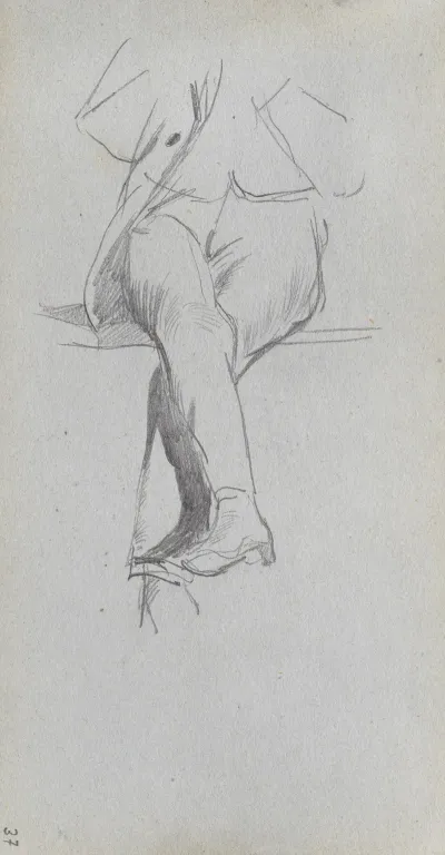 Figure Study Crossed Legs
