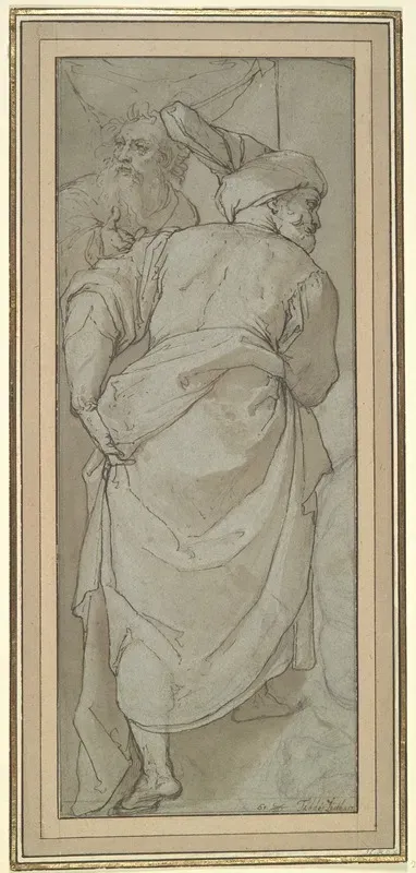 Figure Study For The Conversion Of St Mary Magdalene In S Francesco Della Vigna Venice