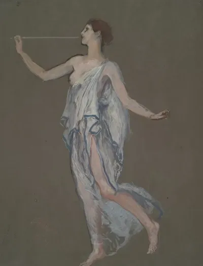 Figure Study For The Figure Of Fame