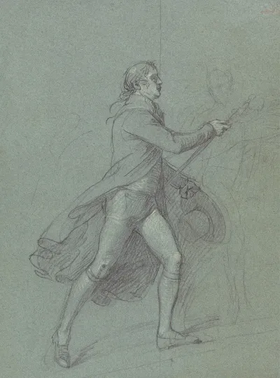 Figure Study For The Painting Of Victory Of Lord Duncan Study For The Figure Of Admiral De Winter