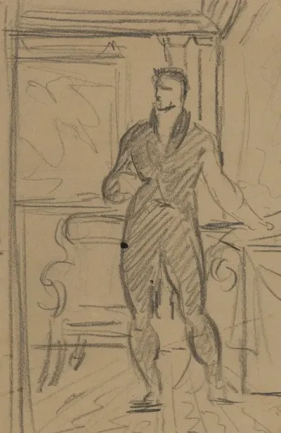Figure Study Of A Man In A Formal Suit 2