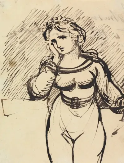 Figure Study Of A Woman