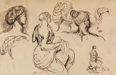 Figure Study Of Women And Their Hairstyles