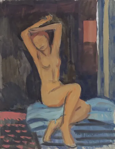 Figure With Arms Raised