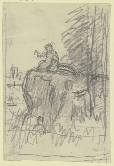 Figuren In Einer Landschaft