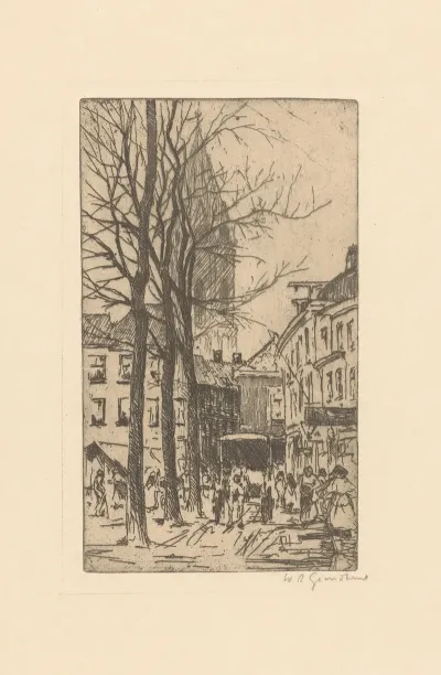 Figuren Op Straat In Den Haag