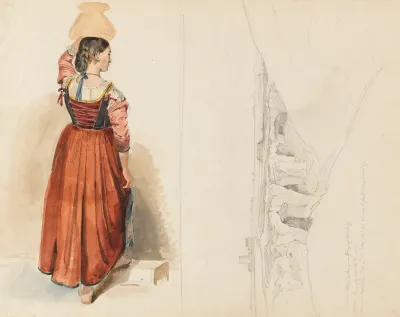 Figuren Und Landschaftsstudie