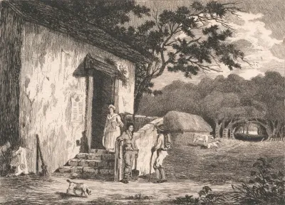 Figures At A Country Inn