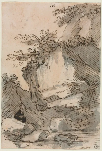 Figures By A Rocky Pool 1660 1673