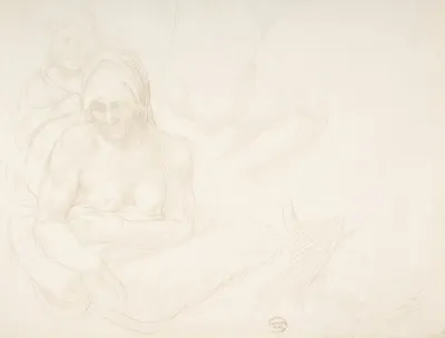 Figures From The Deluge Of Michelangelo