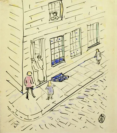 Figures In A Doorway 2