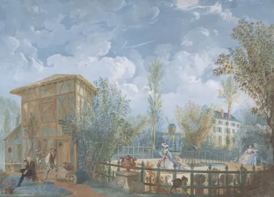 Figures In A Garden