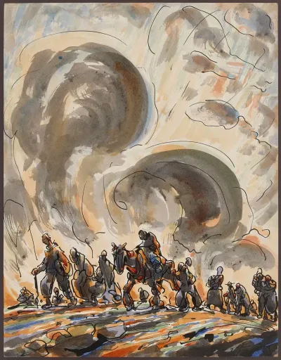 Figures In A Landscape 4