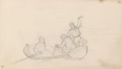 Figures In Boat